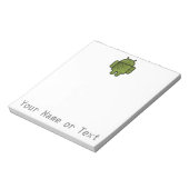 Pancho Doodle-Zeichen für Android™-Roboter Notizblock (Rotiert)