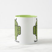 Pancho Doodle-Zeichen für Android™-Roboter Tasse (Zentrum)