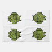 Pancho Doodle-Zeichen für den Android™-Roboter Handtuch (Horizontal)