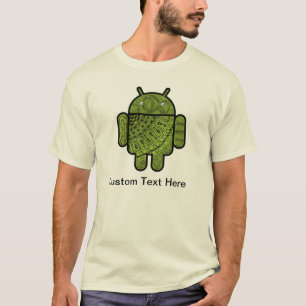 Pancho Doodle-Zeichen für den Android™-Roboter T-Shirt