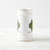 Pancho Gekritzel-Charakter für den Android™ Bierglas (Mittel)