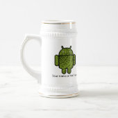 Pancho Gekritzel-Charakter für den Android™ Bierglas (Links)