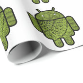 Pancho Gekritzel-Charakter für den Android™ Geschenkpapier (Rolleneckpunkt)