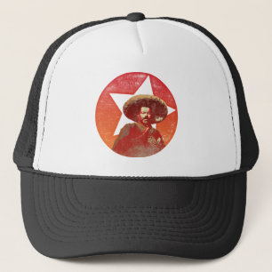 Pancho Landhaus-Vintager roter Stern Truckerkappe