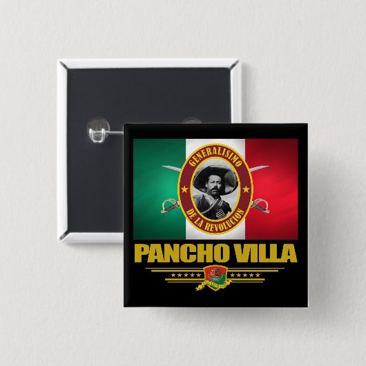 Pancho Villa 1 Button (Vorne & Hinten)