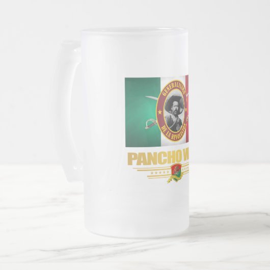 Pancho Villa 1 Mattglas Bierglas (Vorderseite Links)
