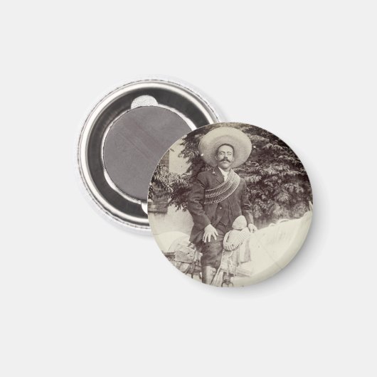 Pancho Villa Magnet (Vorderseite/Rückseite)