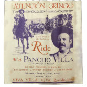 Pancho Villa 🔥 mexikanischer Held General Duschvorhang (Vorderseite)