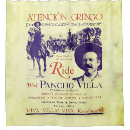 Pancho Villa 🔥 mexikanischer Held General Duschvorhang
