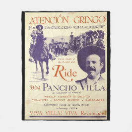 Pancho Villa 🔥 mexikanischer Held General Fleecedecke