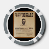 Pancho Villa 🔥 mexikanischer Held General Pokerchips (Rückseite)