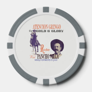 Pancho Villa 🔥 mexikanischer Held General Pokerchips
