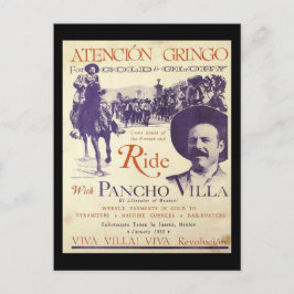 Pancho Villa 🔥 mexikanischer Held General Postkarte