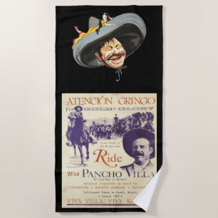Pancho Villa 🔥 mexikanischer Held General Strandtuch