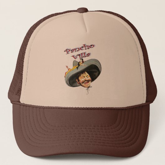 Pancho Villa 🔥 mexikanischer Held General Truckerkappe (Vorderseite)
