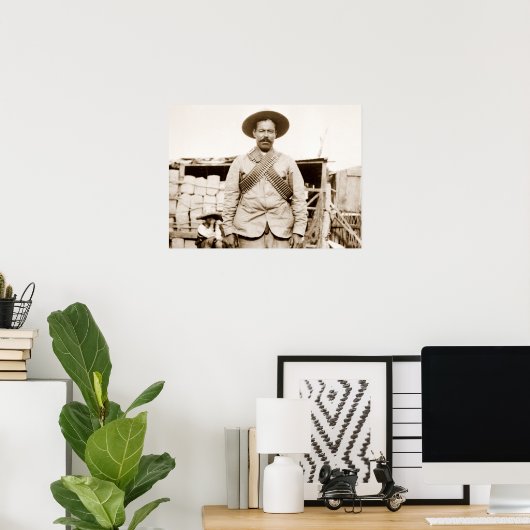 Pancho Villa mit Bandolieren Poster (Heimbüro)