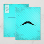 Pancho Villa Mustache Postkarte (Vorne/Hinten)