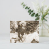 Pancho Villa Postkarte (Stehend Vorderseite)