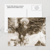 Pancho Villa Postkarte (Vorne/Hinten)