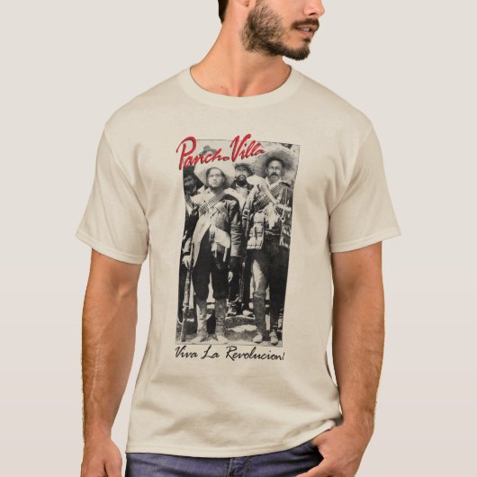 Pancho Villa und Contreras mexikanischer Krieg T-Shirt (Vorderseite)