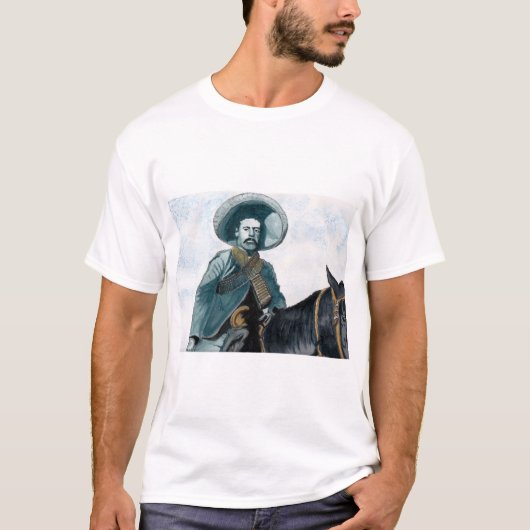 Pancho Villa Watercolor T-Shirt (Vorderseite)