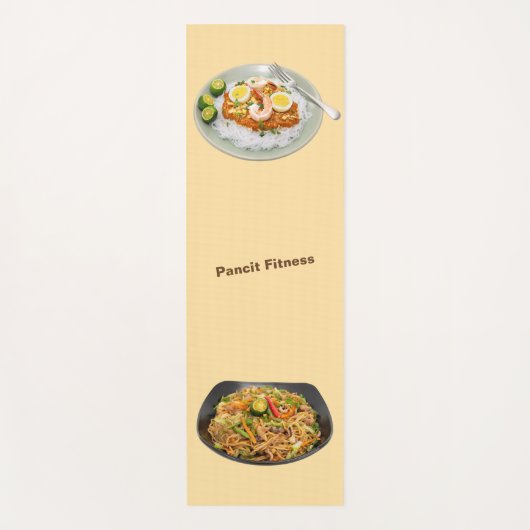 Pancit Motivation: Einseitig Yogamatte (Vorderseite)