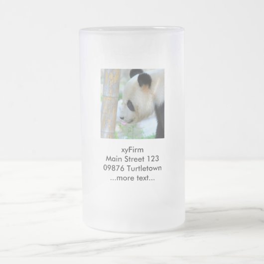 Panda20170502_by_JAMFoto Mattglas Bierglas (Mittel)