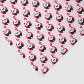 Panda 1 Jahr alt rosa Seidenpapier (Ausschnitt)