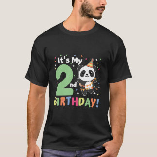 Panda 2Nd Für Zwei Pandas T-Shirt
