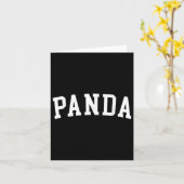Panda _3 karte (Gelbe Blume)