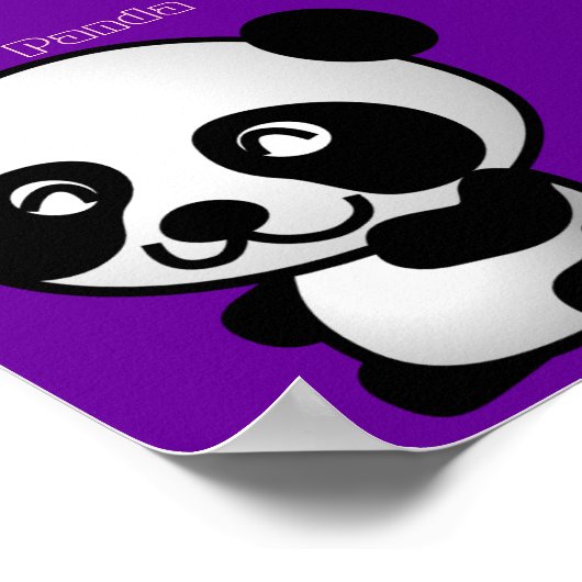 Panda <3 Poster (Ecke)