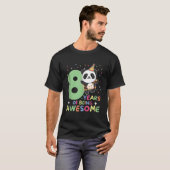Panda 8Th For Eight Panda T-Shirt (Vorne ganz)
