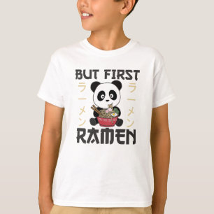 Panda Aber First Ramen Sweet Kawaii Noodle Pandas T-Shirt