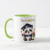Panda Abschluss Glückwunsch Tasse (Links)
