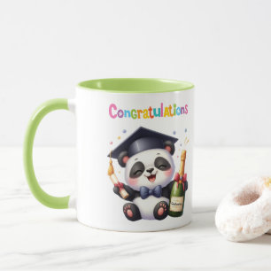 Panda Abschluss Glückwunsch Tasse