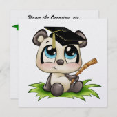 Panda Abschluss - SRF Einladung (Vorne/Hinten)