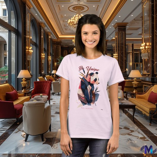 Panda Abstracto y Único T-Shirt
