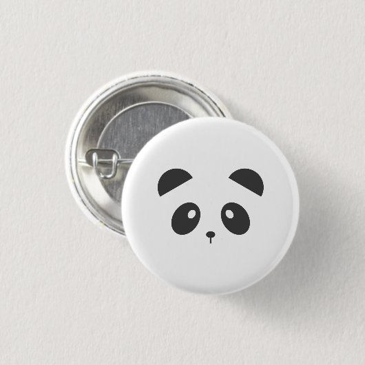 Panda-Abzeichen Button (Vorne & Hinten)