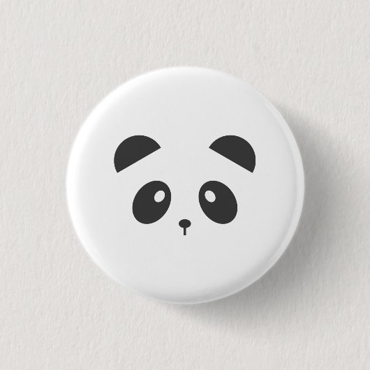 Panda-Abzeichen Button (Vorderseite)