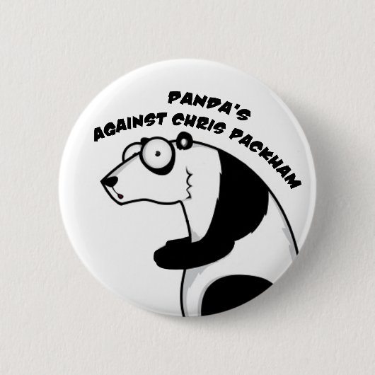 Panda-Abzeichen Button (Vorderseite)