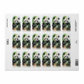 PANDA ADRESSAUFKLEBER (Vorne)