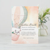 Panda Adventure Awaits Baby Shower Einladung (Stehend Vorderseite)
