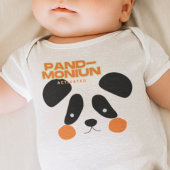 Panda Aktiviert Baby Strampler