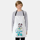 Panda als Astronaut mit Kostüm Schürze (Getragen)