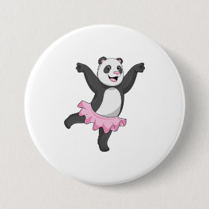 Panda als Ballerina im Ballett Button