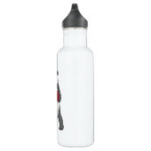 Panda als Boxer mit Boxhandschuhen Edelstahlflasche (Rechts)