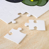 Panda als Hiker mit Rucksack Puzzle (Seite)