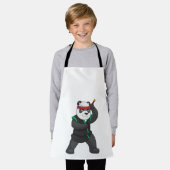 Panda als Ninja in Kostüm Schürze (Getragen)