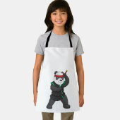 Panda als Ninja in Kostüm Schürze (Insitu)