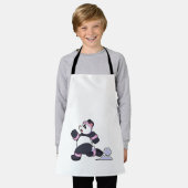 Panda als Runner beim Laufen Schürze (Getragen)